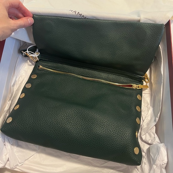 ✨NWT— Hammitt VIP LARGE in Grove green/Brushed gold - Picture 3 of 7